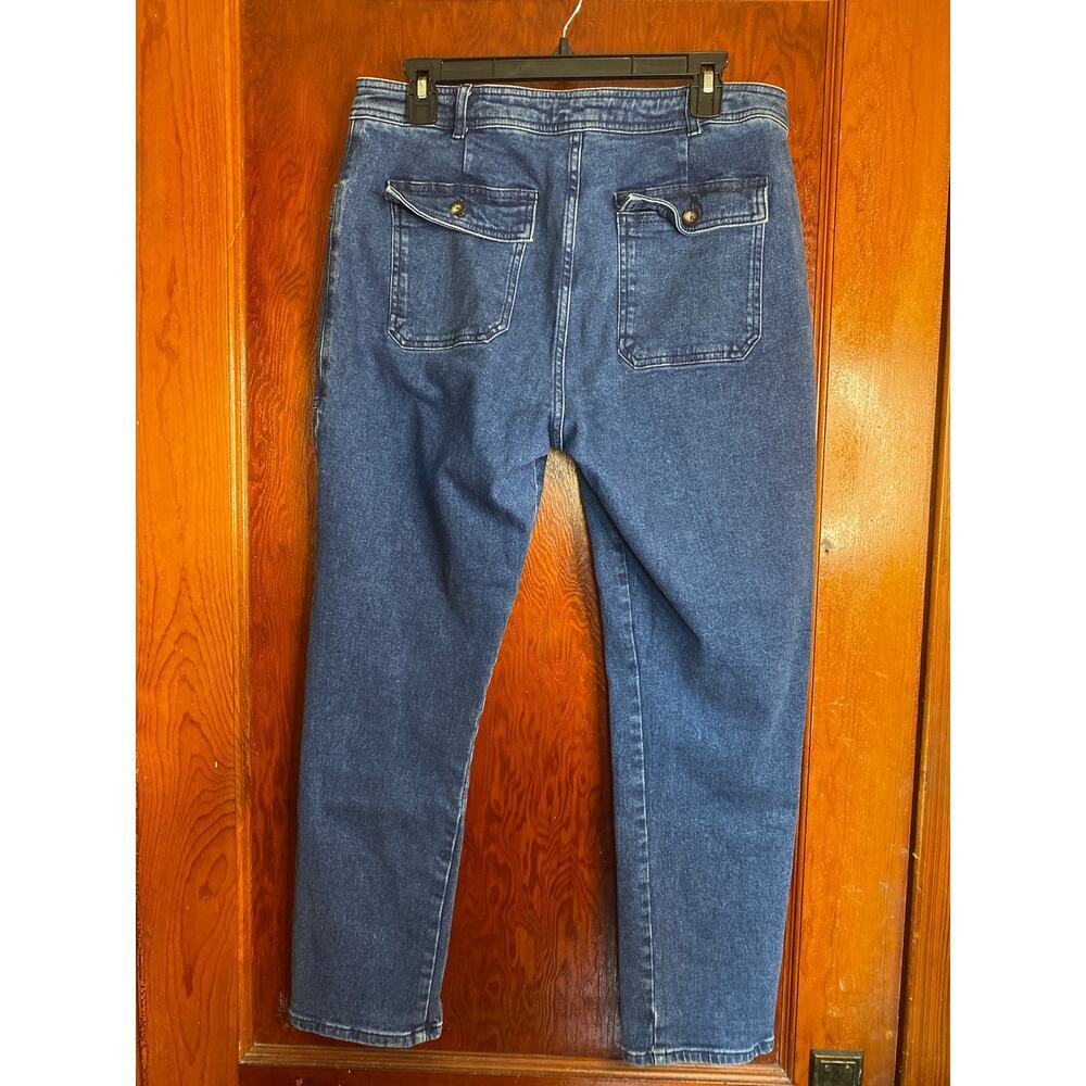 Anthropologie Boden Denim Abingdon Pants 10 Regular - Picture 8 of 11